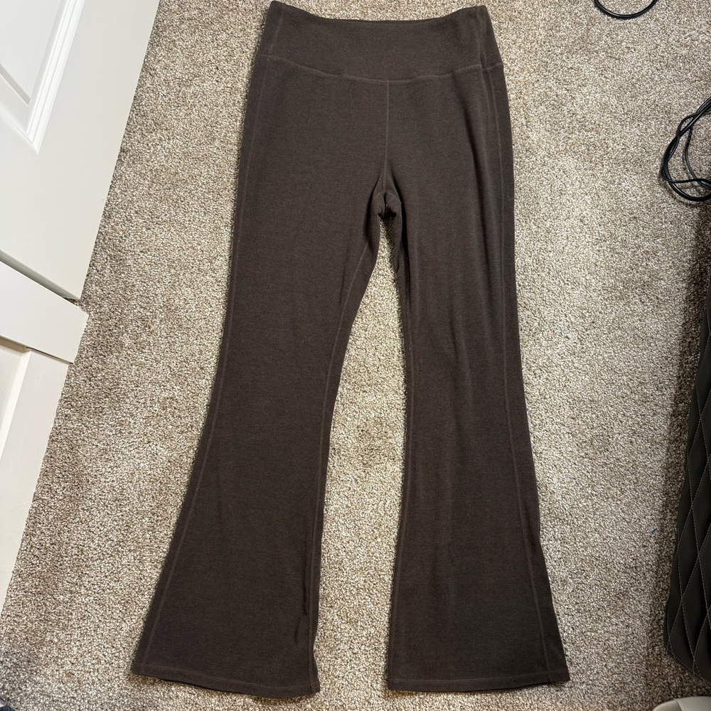 Vital Life Women's Brown Flared Pants